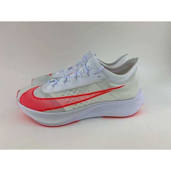 Nike Zoom Fly 3 Laser Crimson Men's Size 14 Running Shoes Red White - Picture 9 of 12